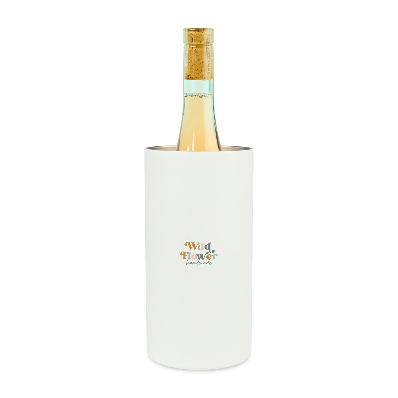 Aviana Rowan Recycled Stainless Steel Wine Chiller - Marshmallow 1 Aviana Rowan Recycled Stainless Steel Wine Chiller - Marshmallow 1