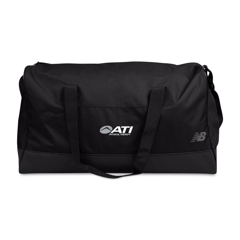 New Balance® Essentials Recycled rPET Large Duffel - Black 1 New Balance® Essentials Recycled rPET Large Duffel - Black 1
