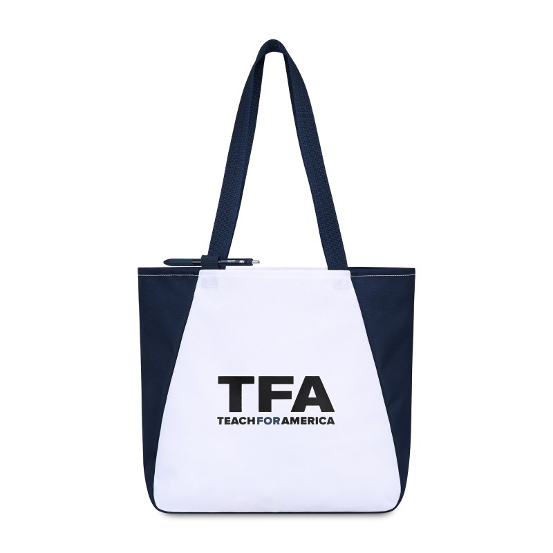 Arlo Recycled rPET Tote - Navy 1 Arlo Recycled rPET Tote - Navy 1