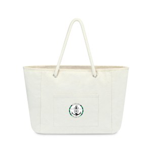 Bayside Recycled Cotton Boat Bag - AWARE™ - Natural 1 Bayside Recycled Cotton Boat Bag - AWARE™ - Natural 1