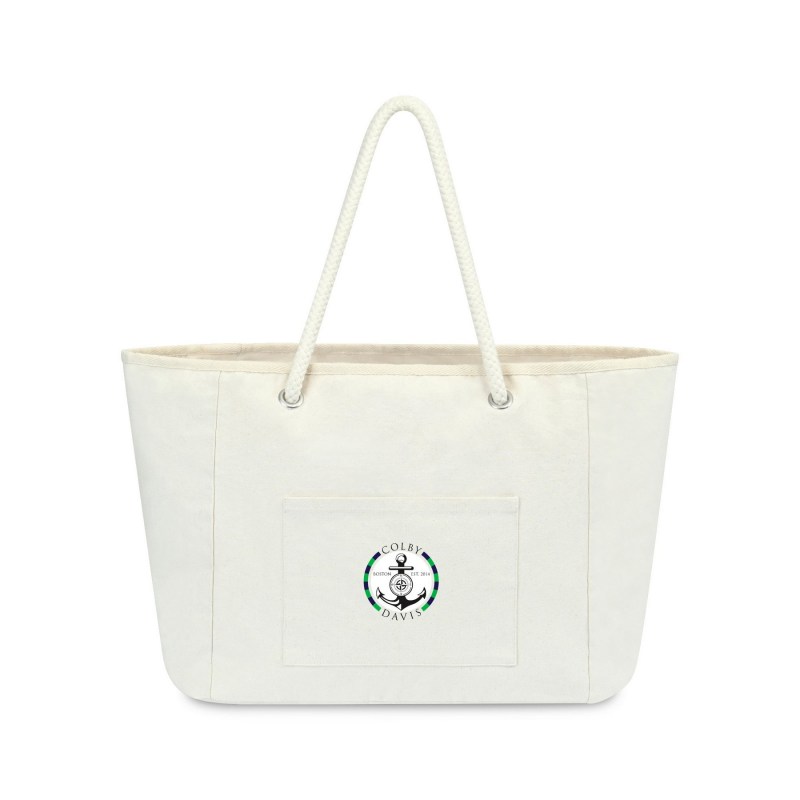 Bayside Recycled Cotton Boat Bag - AWARE™ - Natural 1 Bayside Recycled Cotton Boat Bag - AWARE™ - Natural 1