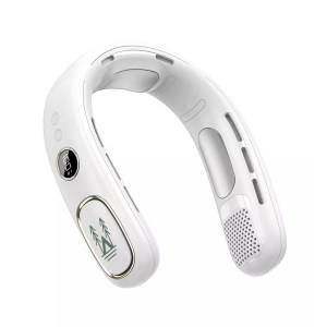 iLive Cooling Portable Neck Fan - White 1 iLive Cooling Portable Neck Fan - White 1