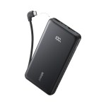 Anker Power Bank (10K, 22.5W, Built-In USB-C Cable) - Black 2 Anker Power Bank (10K, 22.5W, Built-In USB-C Cable) - Black 2