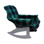 City Bonfires The Chair Blanket - Green Plaid 2 City Bonfires The Chair Blanket - Green Plaid 2