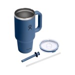 Hydro Flask Travel Tumbler Clear Lid 32 Oz. - Harbor Blue - Alternate Hydro Flask Travel Tumbler Clear Lid 32 Oz. - Harbor Blue - Alternate