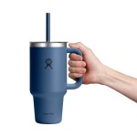 Hydro Flask Travel Tumbler Clear Lid 32 Oz. - Harbor Blue - Alternate Hydro Flask Travel Tumbler Clear Lid 32 Oz. - Harbor Blue - Alternate