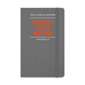Moleskine Hard Cover Ruled Large Notebook - Slate Grey 1 Moleskine Hard Cover Ruled Large Notebook - Slate Grey 1