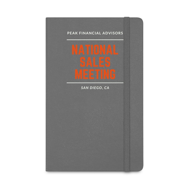 Moleskine Hard Cover Ruled Large Notebook - Slate Grey 1 Moleskine Hard Cover Ruled Large Notebook - Slate Grey 1