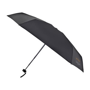 Elements 39" Recycled rPET Manual Mini Folding Umbrella - Black 1 Elements 39" Recycled rPET Manual Mini Folding Umbrella - Black 1