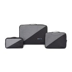 Samsonite 3 Piece Compression Packing Cube Set - Black 1 Samsonite 3 Piece Compression Packing Cube Set - Black 1