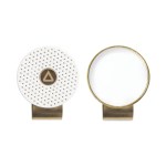 Ahead Switchfix Hat Clip - White-Antique Brass 2 Ahead Switchfix Hat Clip - White-Antique Brass 2
