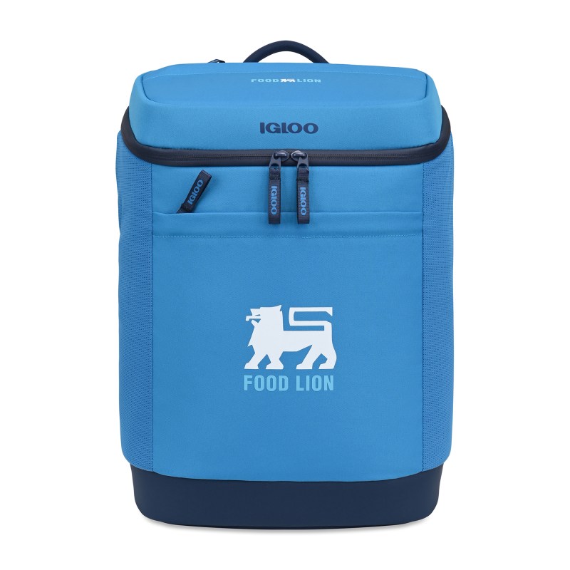 Igloo Day Chiller Recycled Poly Backpack 24 Can Soft Cooler - Brilliant Blue 1 Igloo Day Chiller Recycled Poly Backpack 24 Can Soft Cooler - Brilliant Blue 1