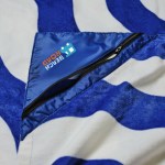 Slowtide® Stripe Pocket Beach Towel - Blue - Alternate Slowtide® Stripe Pocket Beach Towel - Blue - Alternate
