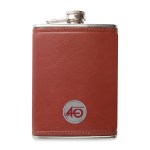 Ahead Leather Flask - Brown 1 Ahead Leather Flask - Brown 1