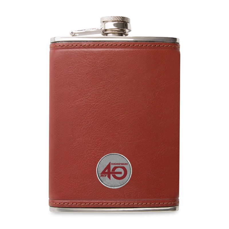 Ahead Leather Flask - Brown 1 Ahead Leather Flask - Brown 1