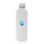Impact Recycled Stainless Steel Vacuum Bottle - White 1 Impact Recycled Stainless Steel Vacuum Bottle - White 1