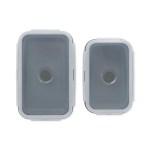 Collapsible Bento Food Storage Set - Charcoal - Alternate Collapsible Bento Food Storage Set - Charcoal - Alternate