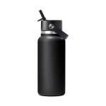 Hydro Flask Wide Flex Straw Cap Bottle 32 Oz. - Black 2 Hydro Flask Wide Flex Straw Cap Bottle 32 Oz. - Black 2