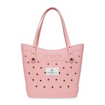 Crocs Classic Medium Tote - Powder Pink - White 1 Crocs Classic Medium Tote - Powder Pink - White 1