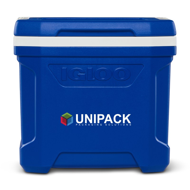 Igloo® Profile II 16 Qt Cooler - White-Majestic Blue 1 Igloo® Profile II 16 Qt Cooler - White-Majestic Blue 1