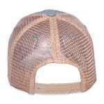 Merrimack Hat Co. Austin Vintage Trucker - Sky Blue-Tan - Alternate Merrimack Hat Co. Austin Vintage Trucker - Sky Blue-Tan - Alternate