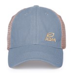 Merrimack Hat Co. Austin Vintage Trucker - Sky Blue-Tan - Alternate Merrimack Hat Co. Austin Vintage Trucker - Sky Blue-Tan - Alternate