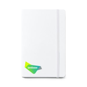 Moleskine® Hard Cover Ruled Large Notebook - White 1 Moleskine® Hard Cover Ruled Large Notebook - White 1
