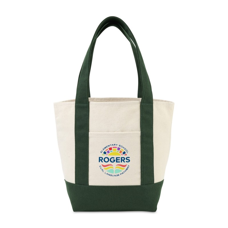 Mini Canvas Tote - Green 1 Mini Canvas Tote - Green 1