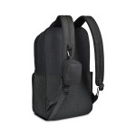 Fletcher Recycled rPET Laptop Backpack & Mini Pouch Bag Charm Set - Black Sand - Alternate Fletcher Recycled rPET Laptop Backpack & Mini Pouch Bag Charm Set - Black Sand - Alternate