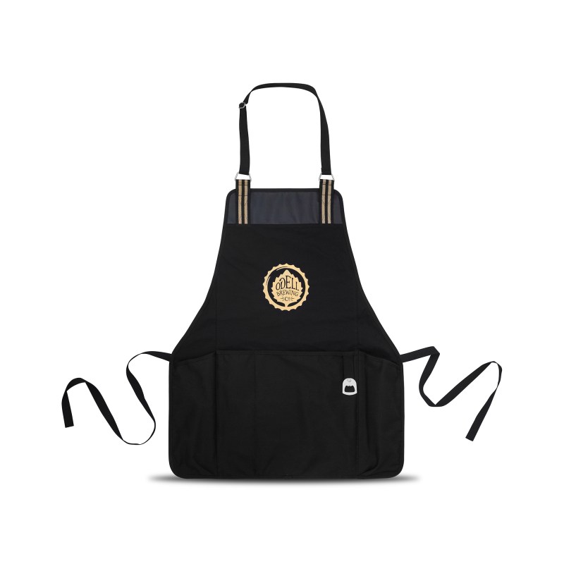 Charlie Cotton Grill Apron - Black 1 Charlie Cotton Grill Apron - Black 1