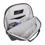 Travis & Wells® Lennox Recycled Nylon Laptop Backpack - Black - Alternate Travis & Wells® Lennox Recycled Nylon Laptop Backpack - Black - Alternate