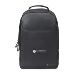 Travis & Wells® Lennox Recycled Nylon Laptop Backpack - Black 1 Travis & Wells® Lennox Recycled Nylon Laptop Backpack - Black 1