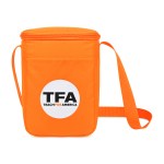 Arlo Recycled rPET 6 Can Lunch Cooler - Orange 1 Arlo Recycled rPET 6 Can Lunch Cooler - Orange 1