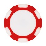 Ahead 2-Sided Poker Chip - Red-White 2 Ahead 2-Sided Poker Chip - Red-White 2