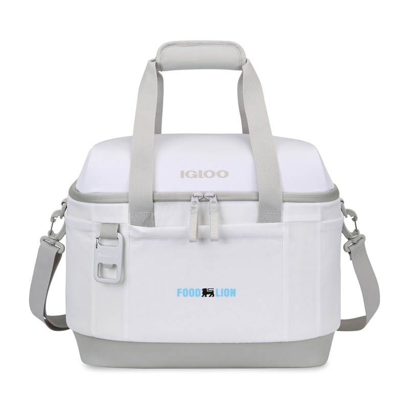 Igloo Day Chiller Recycled Poly XL Box 38 Can Soft Cooler - Cloud White 1 Igloo Day Chiller Recycled Poly XL Box 38 Can Soft Cooler - Cloud White 1