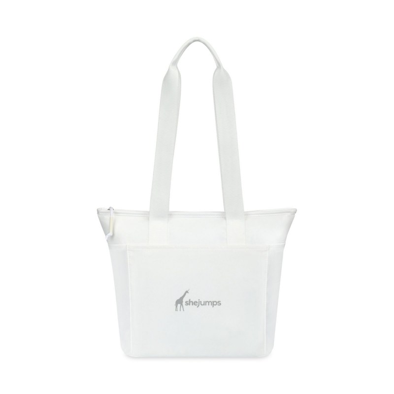 Aviana™ Rowan Recycled Nylon Tote Cooler - Aware™ - Marshmallow 1 Aviana™ Rowan Recycled Nylon Tote Cooler - Aware™ - Marshmallow 1