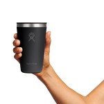 Hydro Flask All Around Tumbler Press-In Lid 16 Oz. - Black - Alternate Hydro Flask All Around Tumbler Press-In Lid 16 Oz. - Black - Alternate