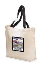 Colored Handle Tote - Black 1 Colored Handle Tote - Black 1