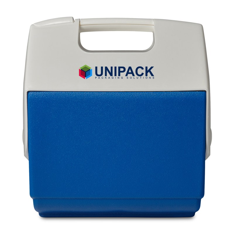 Igloo® Playmate Pal™ 7 Qt Cooler - White-Majestic Blue 1 Igloo® Playmate Pal™ 7 Qt Cooler - White-Majestic Blue 1