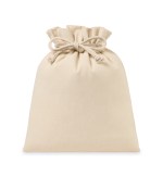 Canvas Drawstring Gift Bag - Large - Natural 2 Canvas Drawstring Gift Bag - Large - Natural 2