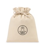 Canvas Drawstring Gift Bag - Large - Natural - Alternate Canvas Drawstring Gift Bag - Large - Natural - Alternate