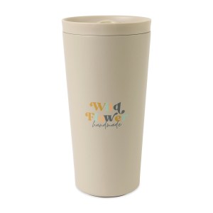 Aviana Rowan Recycled Stainless Steel Tumbler - 17 Oz. - Taupe 1 Aviana Rowan Recycled Stainless Steel Tumbler - 17 Oz. - Taupe 1