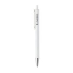Amisk Certified Recycled Aluminum Pen - White 1 Amisk Certified Recycled Aluminum Pen - White 1