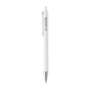 Amisk Certified Recycled Aluminum Pen - White 1 Amisk Certified Recycled Aluminum Pen - White 1