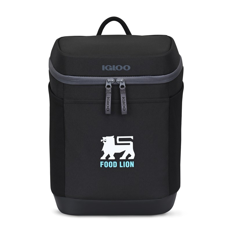 Igloo Day Chiller Recycled Poly Backpack 12 Can Soft Cooler - Black 1 Igloo Day Chiller Recycled Poly Backpack 12 Can Soft Cooler - Black 1