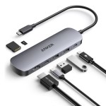 Anker USB-C Hub (7-in-1) - Pewter Silver 2 Anker USB-C Hub (7-in-1) - Pewter Silver 2