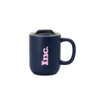Milo Ceramic Lidded Mug - 12 Oz. - Navy 1 Milo Ceramic Lidded Mug - 12 Oz. - Navy 1