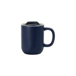 Milo Ceramic Lidded Mug - 12 Oz. - Navy 2 Milo Ceramic Lidded Mug - 12 Oz. - Navy 2