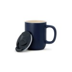Milo Ceramic Lidded Mug - 12 Oz. - Navy - Alternate Milo Ceramic Lidded Mug - 12 Oz. - Navy - Alternate