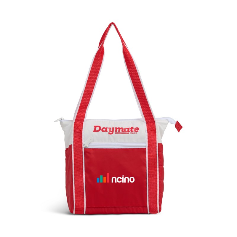 Igloo Daymate Soft Cooler 10 Can - White-Red 1 Igloo Daymate Soft Cooler 10 Can - White-Red 1